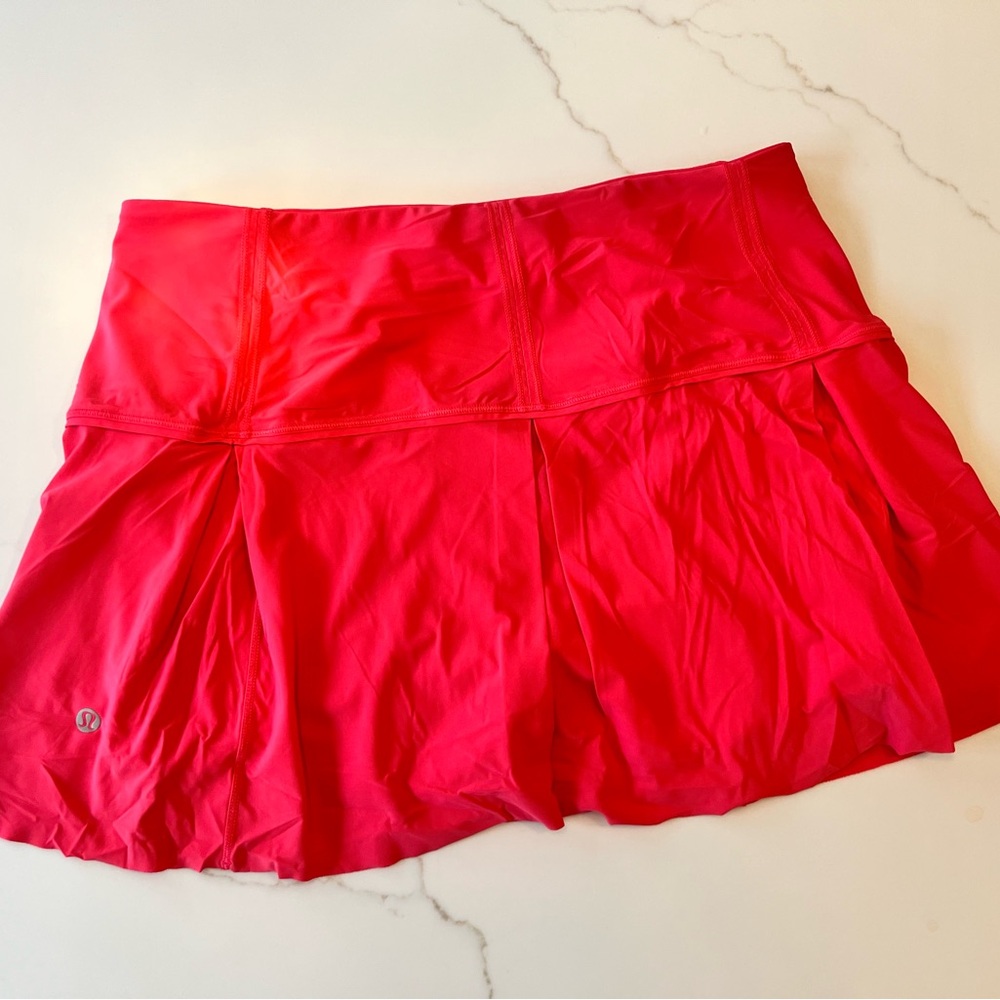 Hot pink lululemon Athletic Skort